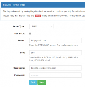 Bugzilla: File a Bug by Email (EmailIn) – devZing Knowledge Base